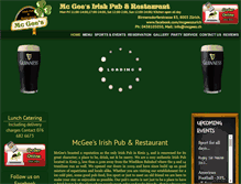 Tablet Screenshot of mcgees.ch